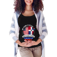 American Patriot Heart Is From Dominican Republic Flag Maternity Scoop Neck T-shirt | Artistshot