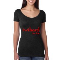 Twihard For Life Twilight Saga Red Women's Triblend Scoop T-shirt | Artistshot