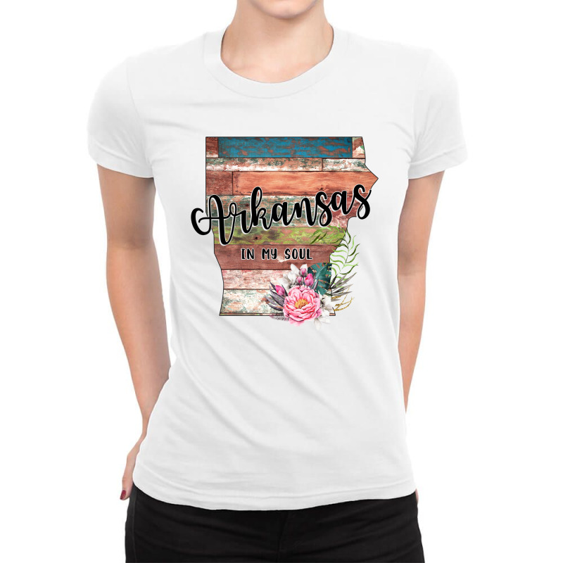 Arkansas In My Soul Ladies Fitted T-Shirt by honeysuckle | Artistshot