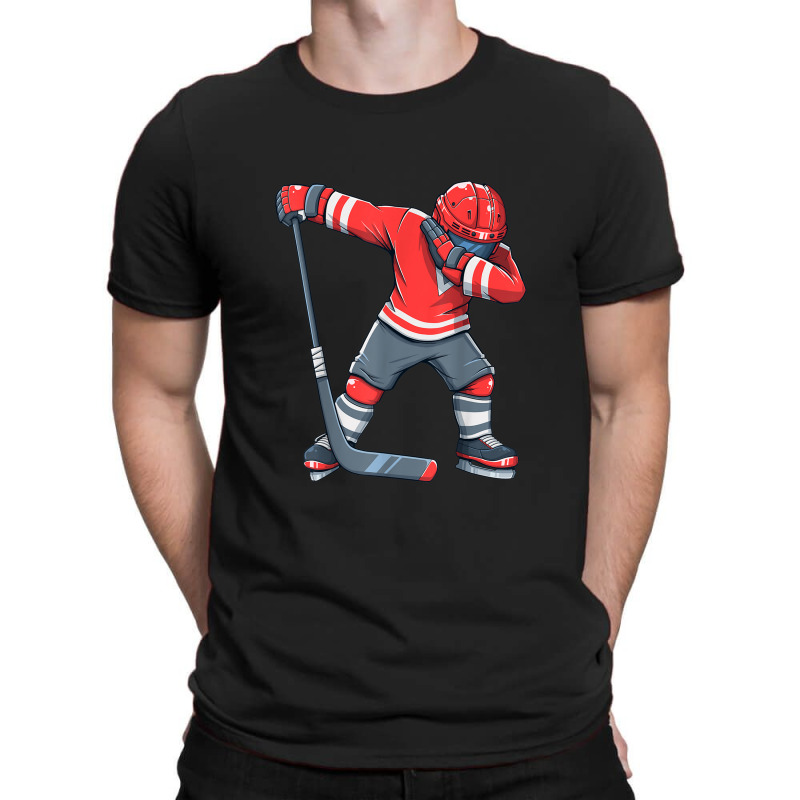 Funny Boy Kid Ice Hockey Dab Apparel, Dabbing Player Youth T-shirt | Artistshot