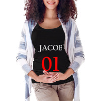 Vampire Baseball Jacob 01 Twilight Saga Active Maternity Scoop Neck T-shirt | Artistshot