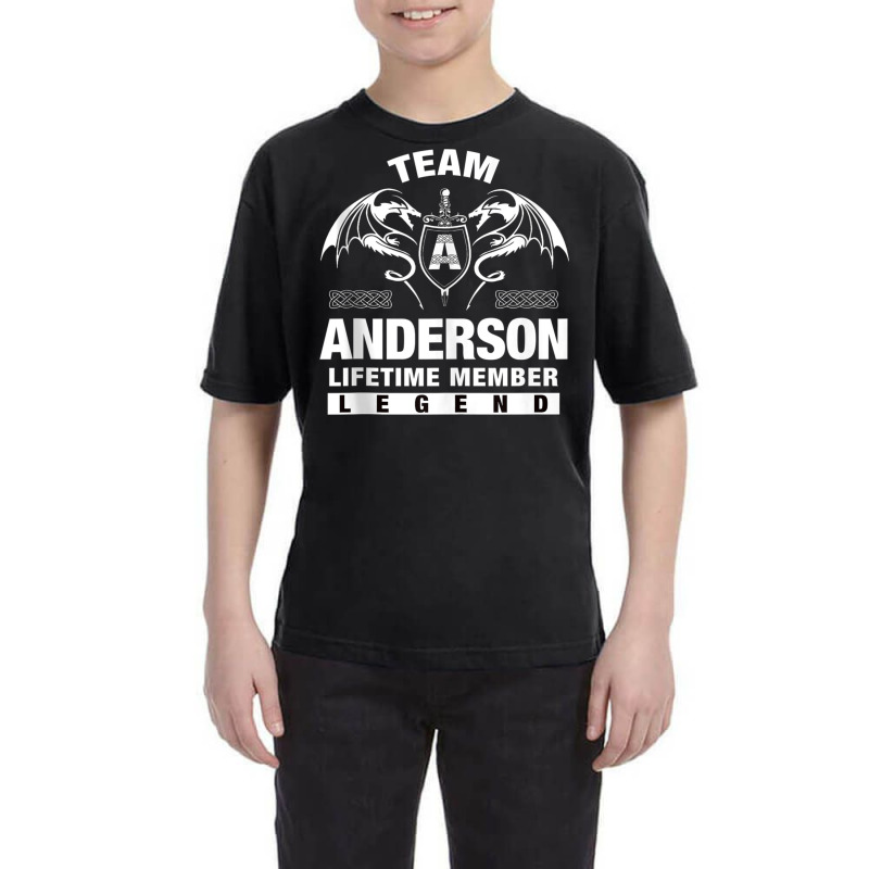 Team Anderson Lifetime Member Gifts Tank Top Youth Tee by cm-arts | Artistshot