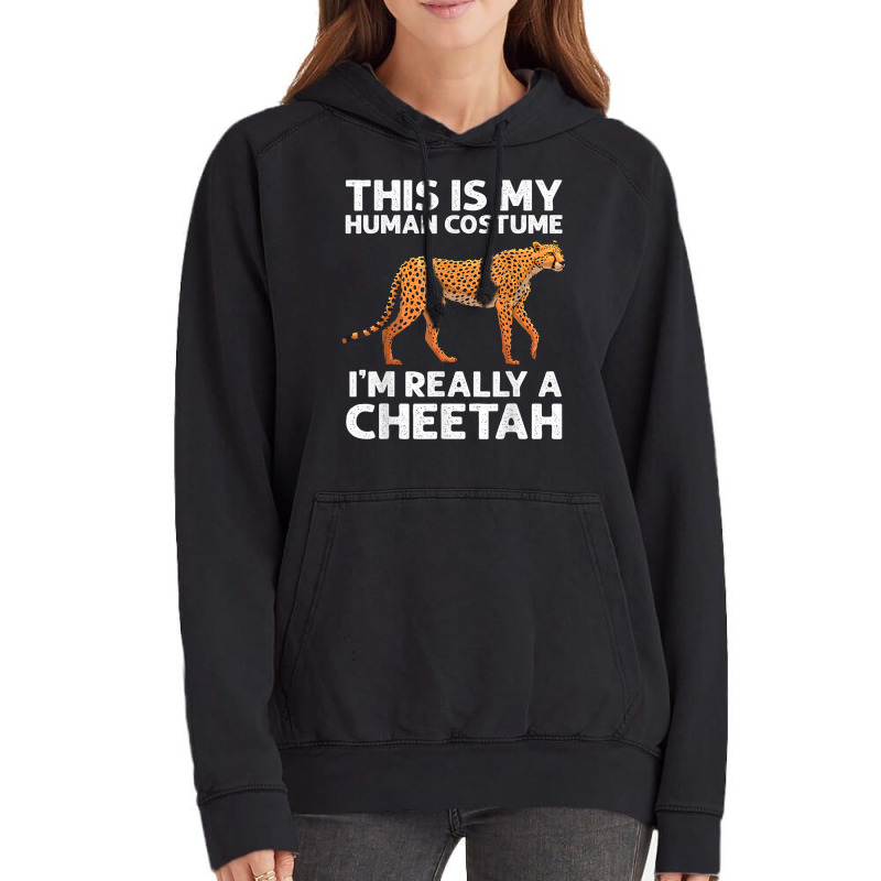 Funny Cheetah Design For Boys Girls Leopard Safari Wildlife Vintage Hoodie | Artistshot