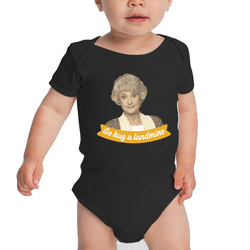 Go Hug A Landmine – Dorothy, The Golden Girls Baby Bodysuit by cm-arts | Artistshot