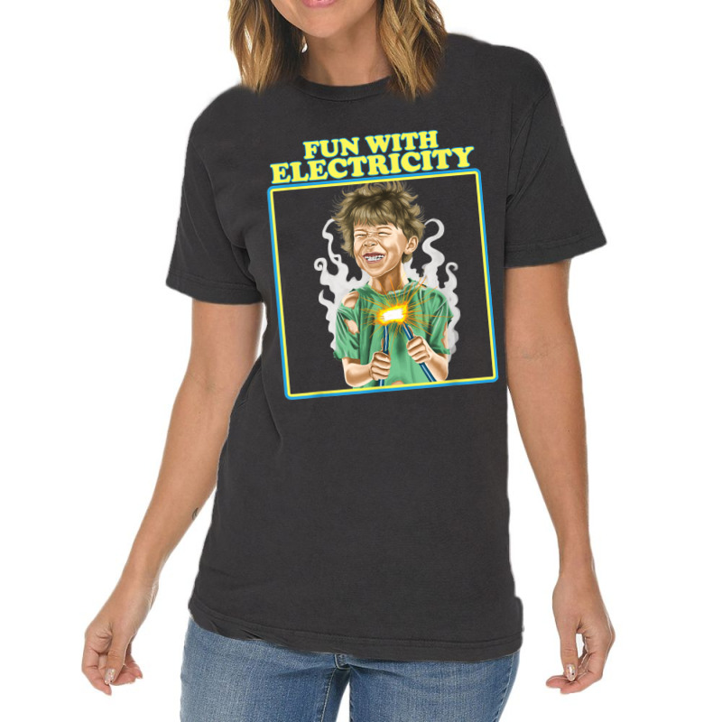 Fun With Electricity Vintage Aesthetic Aesthetic Vintage T-shirt | Artistshot