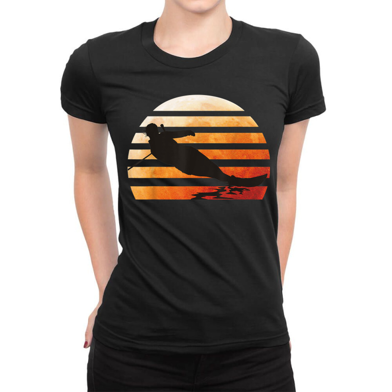 Best Water Ski Giftidea For Men, Boys And Women Or Just Ladies Fitted T-Shirt by ZaraGross | Artistshot