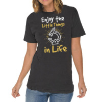 Enjoy The Little Things In Life Biology Biologist Microscope T Shirt Vintage T-shirt | Artistshot