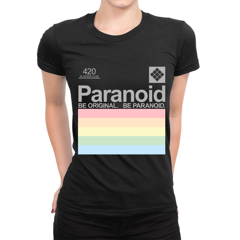 Paranoid Polaroid Ladies Fitted T-Shirt by cm-arts | Artistshot