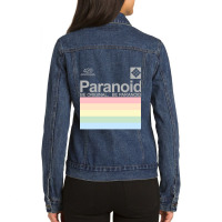 Paranoid Polaroid Ladies Denim Jacket | Artistshot