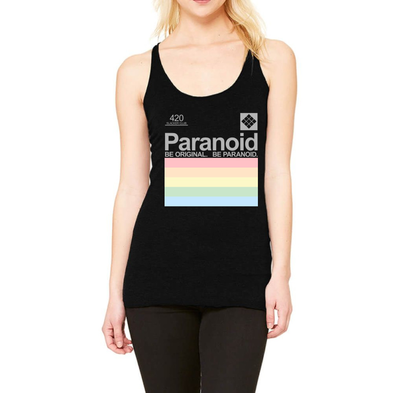 Paranoid Polaroid Racerback Tank by cm-arts | Artistshot