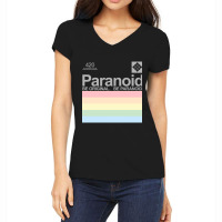 Paranoid Polaroid Women's V-neck T-shirt | Artistshot