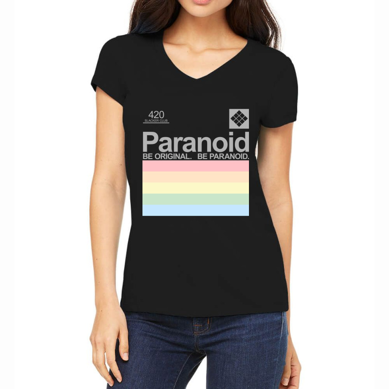 Paranoid Polaroid Women's V-Neck T-Shirt by cm-arts | Artistshot