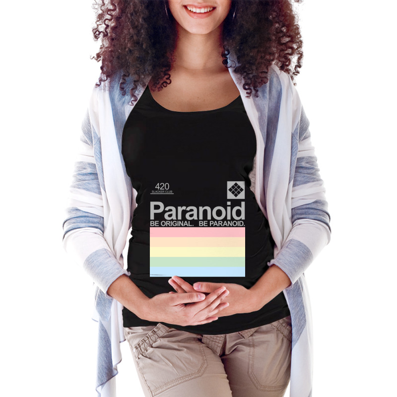 Paranoid Polaroid Maternity Scoop Neck T-shirt by cm-arts | Artistshot