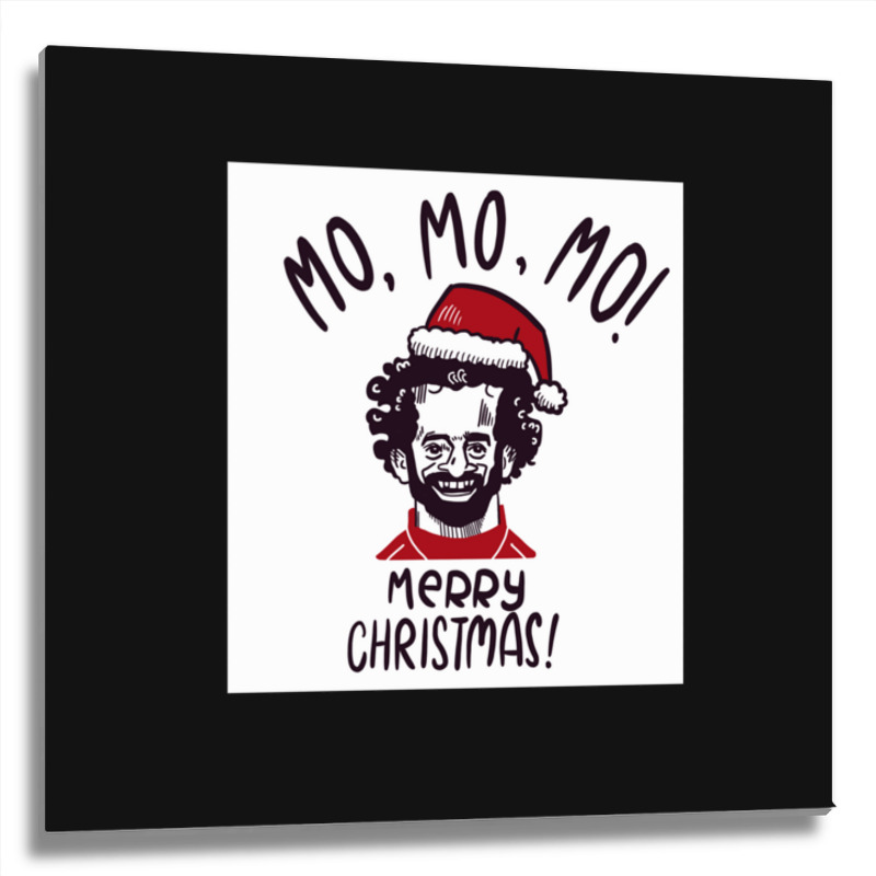 Mo Mo Mo Merry Christmas Classic Metal Print Square | Artistshot