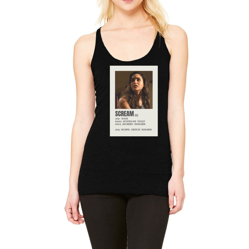 Scream 2022 Polaroid Racerback Tank by cm-arts | Artistshot