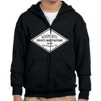 Dixon Hill Private Investigations Youth Zipper Hoodie | Artistshot