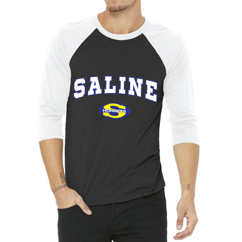 Saline High School Hornets T Shirt C2 3/4 Sleeve Shirt by cm-arts | Artistshot