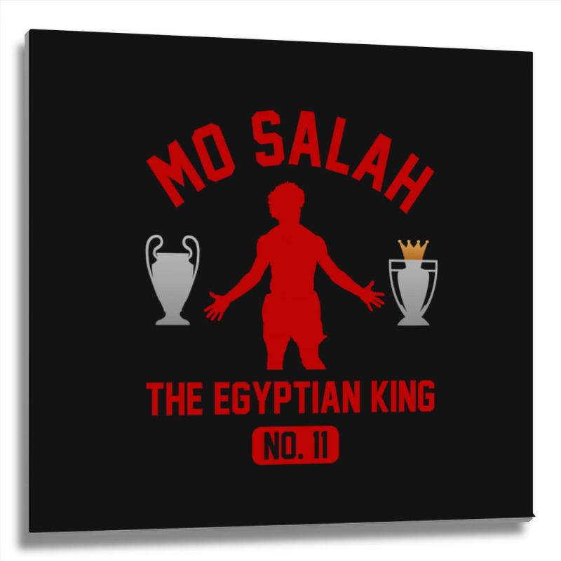 Mo Salah Essential Metal Print Square | Artistshot