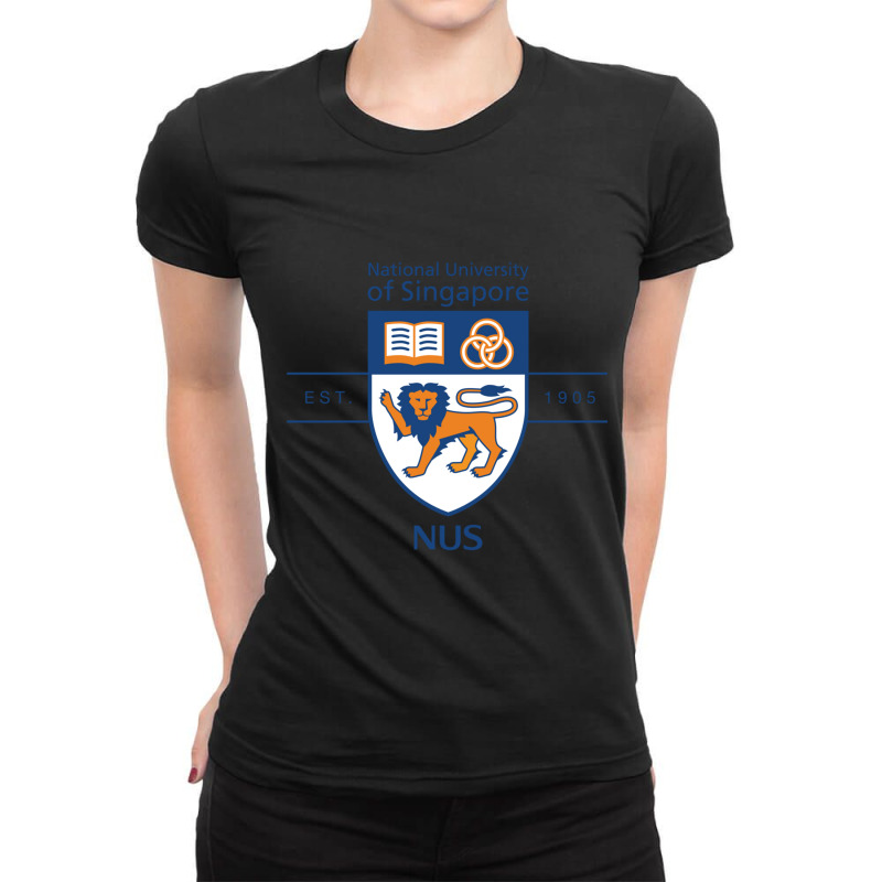 The National University Of Singapore Ladies Fitted T-Shirt by cm-arts | Artistshot