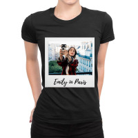 Emily In Paris Polaroid Frame Ladies Fitted T-shirt | Artistshot