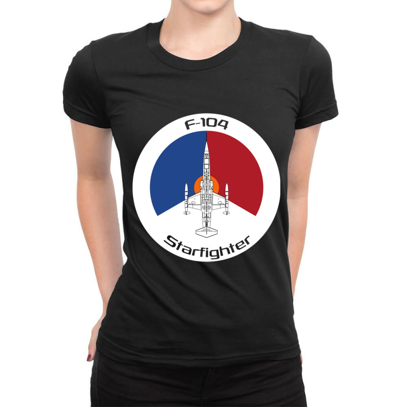 F104 Starfighter (nl) Ladies Fitted T-Shirt by cm-arts | Artistshot