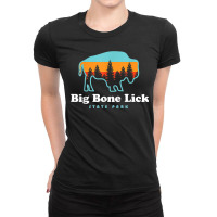 Big Bone Lick State Park Kentucky Bison Fossils Ladies Fitted T-shirt | Artistshot