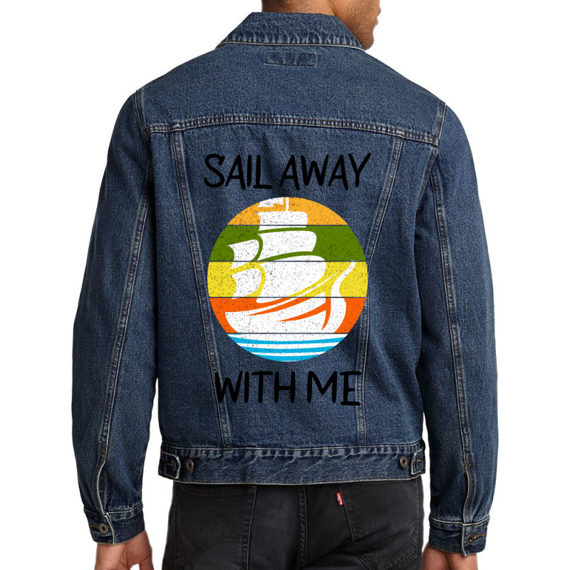 Sail Away With Me (13) Men Denim Jacket | Artistshot