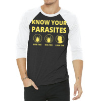 Know Your Parasites Luna Tick Anti Trump T Shirt 3/4 Sleeve Shirt | Artistshot