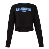 Arlington Texas Athletic Text Sport Style Pullover Hoodie Cropped Sweater | Artistshot