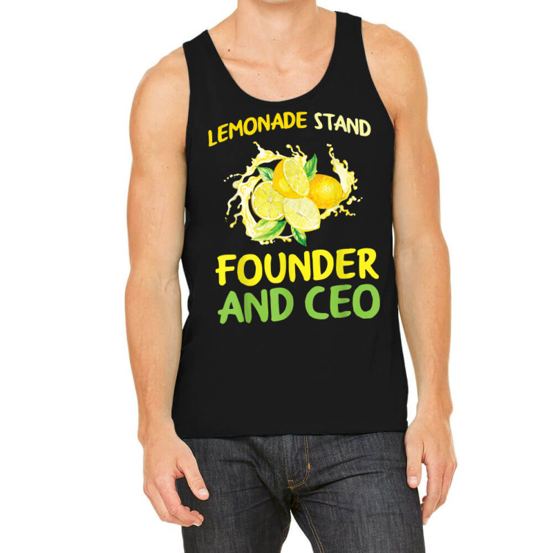 Lemonade Stand Founder And Ceo Lemon Juice Boss Tank Top | Artistshot