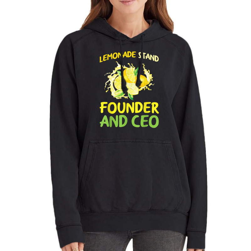 Lemonade Stand Founder And Ceo Lemon Juice Boss Vintage Hoodie | Artistshot