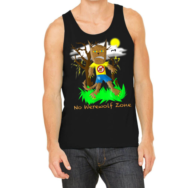 No Werewolf Zone By Doomaflotchy Jr. Tank Top by KaseyReyes | Artistshot