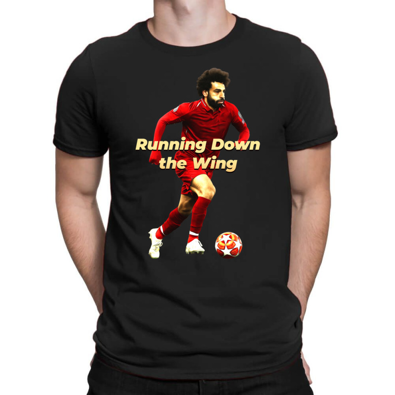 Mo Salah Running Down The Wing Classic T-shirt | Artistshot