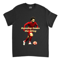 Mo Salah Running Down The Wing Classic Classic T-shirt | Artistshot