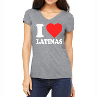 I Love Latinas Pullover Hoodie Women's V-neck T-shirt | Artistshot