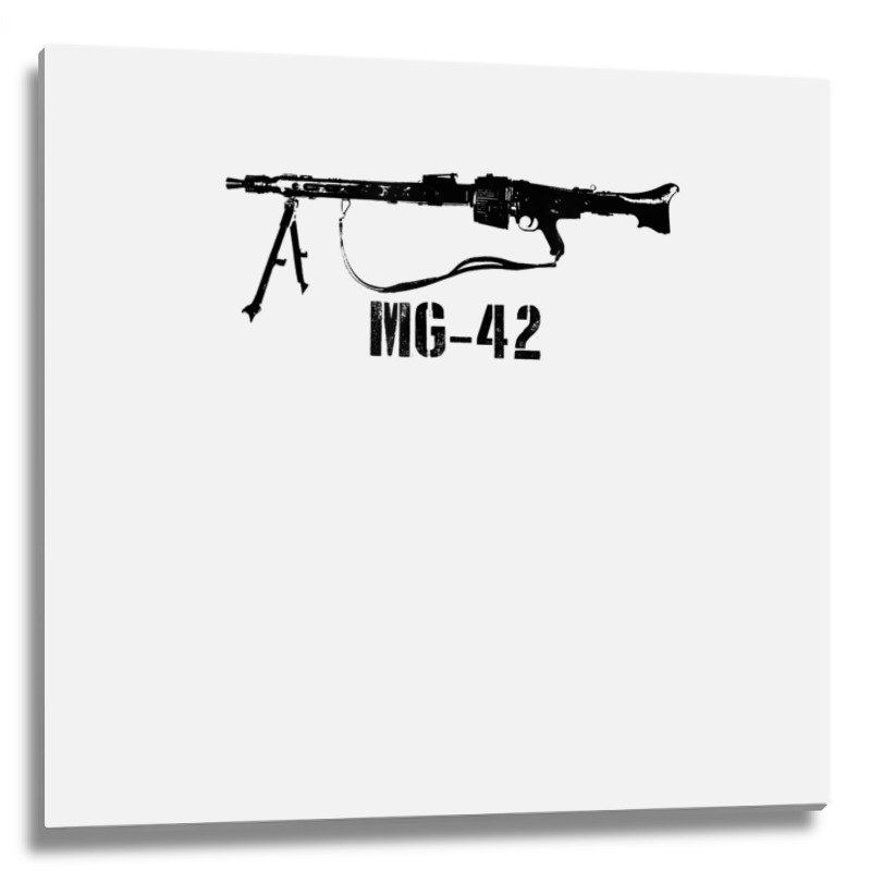 Mg 42 German Machine Gun Buzzsaw 8mm Mauser Wwii Ww2 Vet Metal Print Square | Artistshot