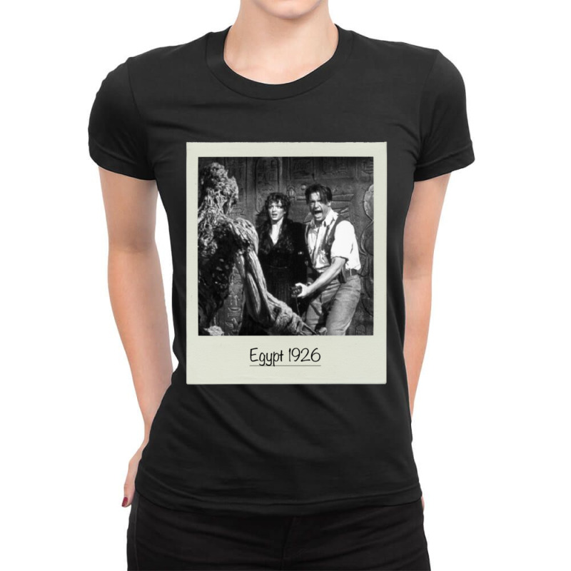 The Mummy Polaroid Ladies Fitted T-Shirt by cm-arts | Artistshot