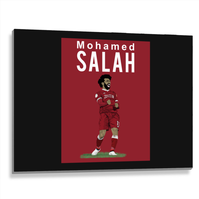 Mohamed A Salah Liverpool Classic Metal Print Horizontal | Artistshot