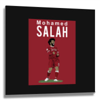 Mohamed A Salah Liverpool Classic Metal Print Square | Artistshot