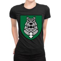 Mechanized Infantry Brigade Iron  Lithuanian Land Forces (llf)  Lithua Ladies Fitted T-shirt | Artistshot