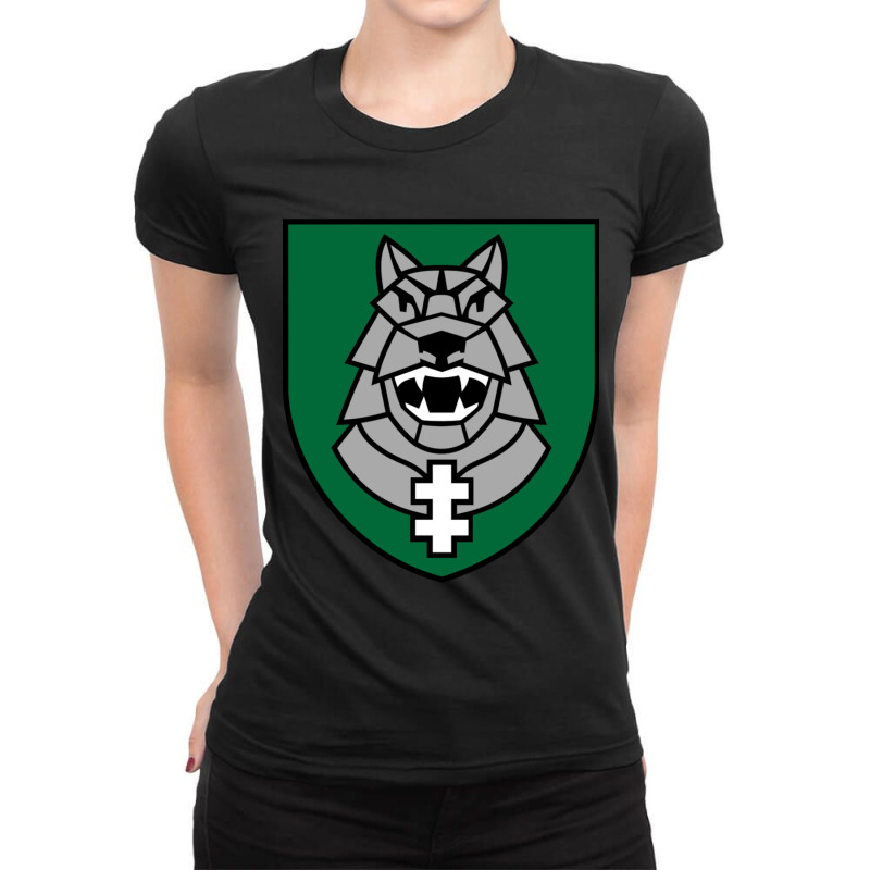 Mechanized Infantry Brigade Iron  Lithuanian Land Forces (llf)  Lithua Ladies Fitted T-Shirt by cm-arts | Artistshot