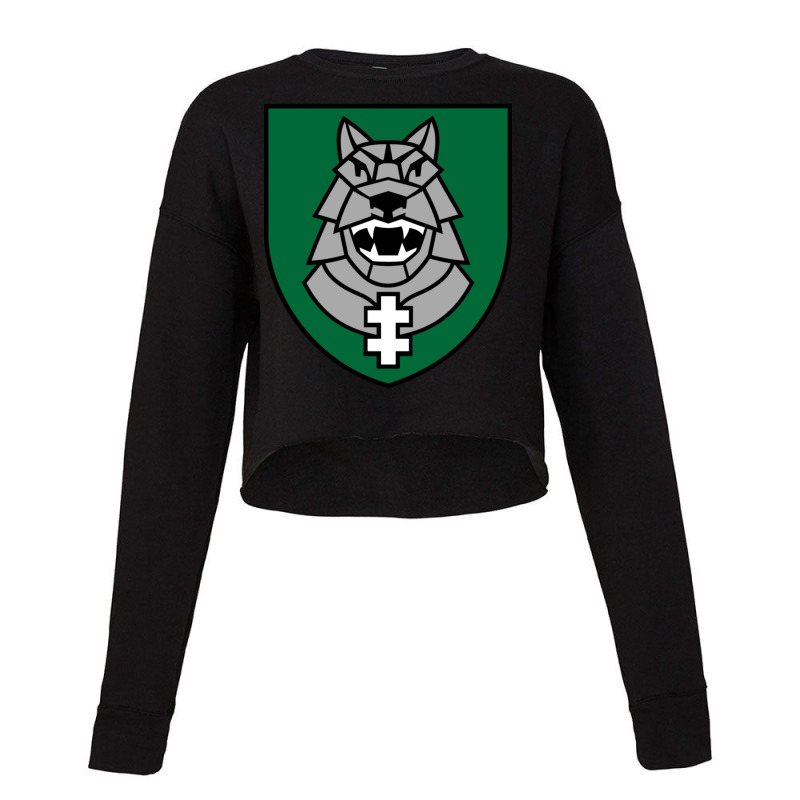 Mechanized Infantry Brigade Iron  Lithuanian Land Forces (llf)  Lithua Cropped Sweater by cm-arts | Artistshot