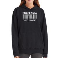 Mens Hockey Dad Scan For Payment Funny Novely Gag Father's Day T Shirt Vintage Hoodie | Artistshot