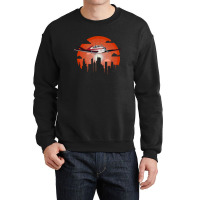 City Sightseeing Flight  Beech Bonanza Vtail Airplane Design Crewneck Sweatshirt | Artistshot