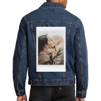 Villaneve Kiss Polaroid Men Denim Jacket | Artistshot