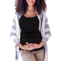 Nato är Det Bästa Strandskyddet  Sverige In I Nato! Maternity Scoop Neck T-shirt | Artistshot