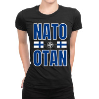 Nato Otan Finland Suomi Natoon Ladies Fitted T-shirt | Artistshot