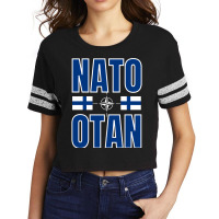 Nato Otan Finland Suomi Natoon Scorecard Crop Tee | Artistshot