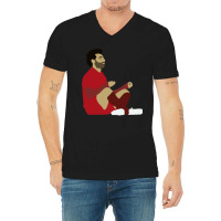 Mohamed Salah Illustration Classic V-neck Tee | Artistshot