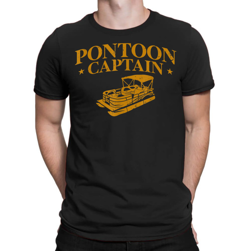 Pontoon Boat Captain Lake Lover Pontoon Captain T-shirt | Artistshot